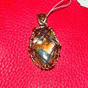 COOPER OYSTER TURQUOISE PENDANT